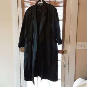 Leather Trench Coat